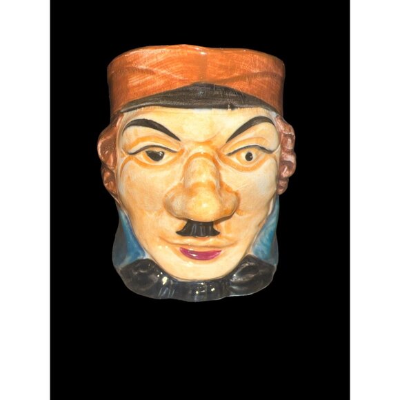 Vintage Made In Japan Pirate Mug/Pitcher Man With Mustache, Vintage Glassware - Picture 2 of 9